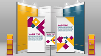 Trade show banners and booths